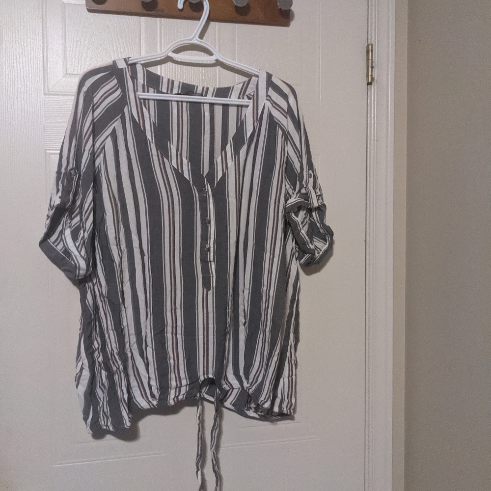 Additione Elle Tie Blouse